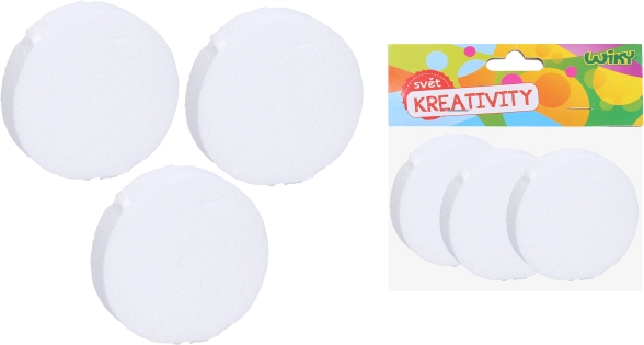 Dekorativni krug od polistirena 10x2,5 cm, set od 3 komada
