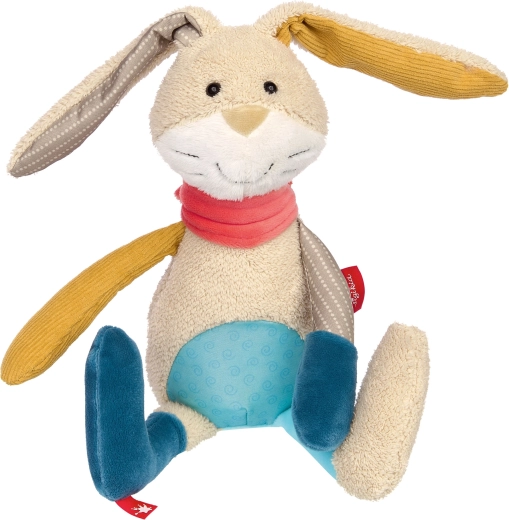 Sigikid patchwork zečić – prva mazilica 31 cm