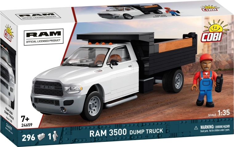 Cobi RAM 3500 Dump Truck 1:35 (296 pieces)