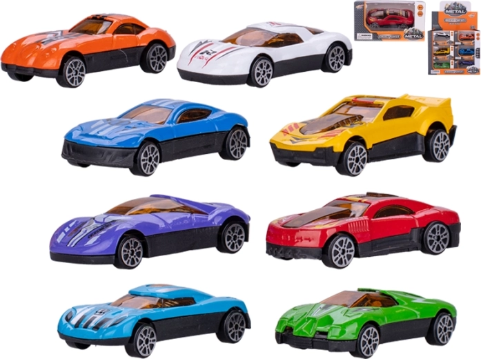 Metalni trkaći autić 7 cm s slobodnim hodom