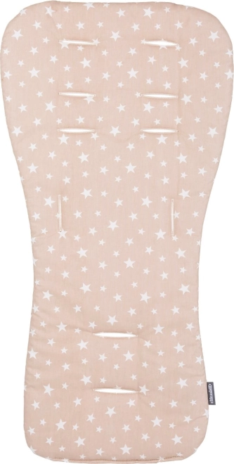 Meka podloga za kolica Chipolino Beige Stars