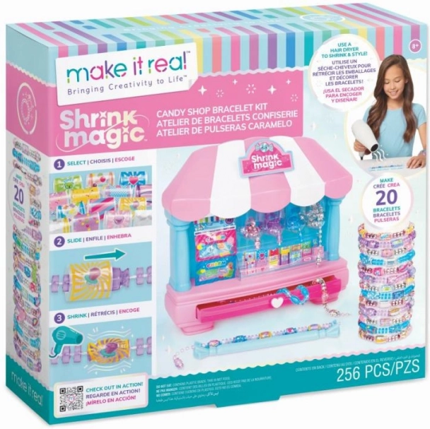 Set za izradu narukvica Shrink Magic Candy Shop