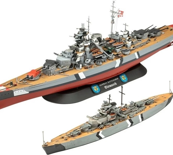 Poklon set Revell Legendarni Bismarck 1/700
