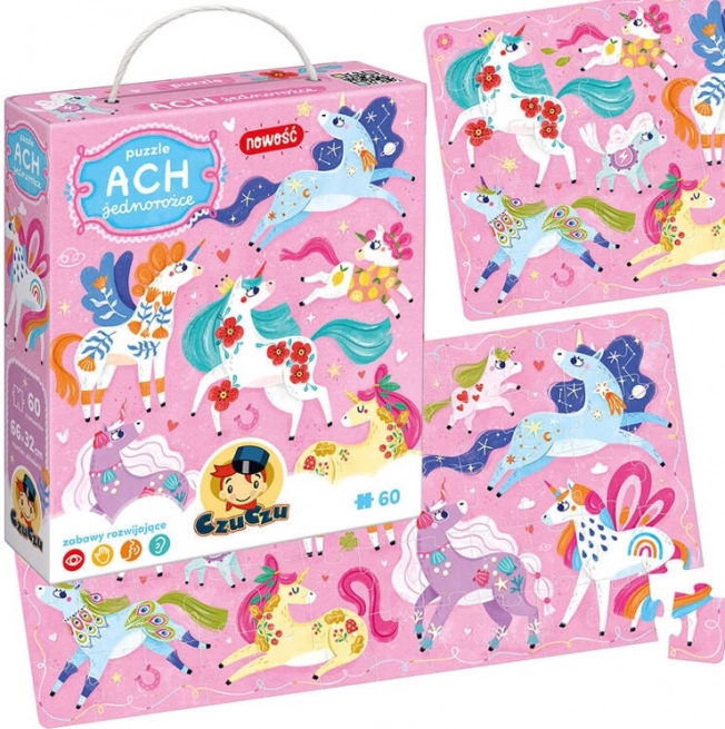 Puzzle Ach Jednorog 60 komada