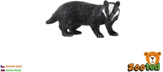 Plastična figurica europskog jazavca 8 cm