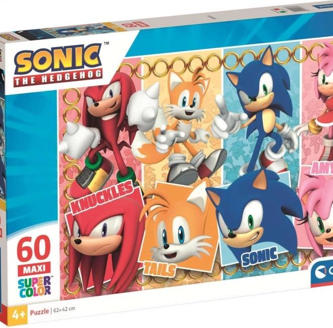 Puzzle jež SONIC MAXI 60 dijelova