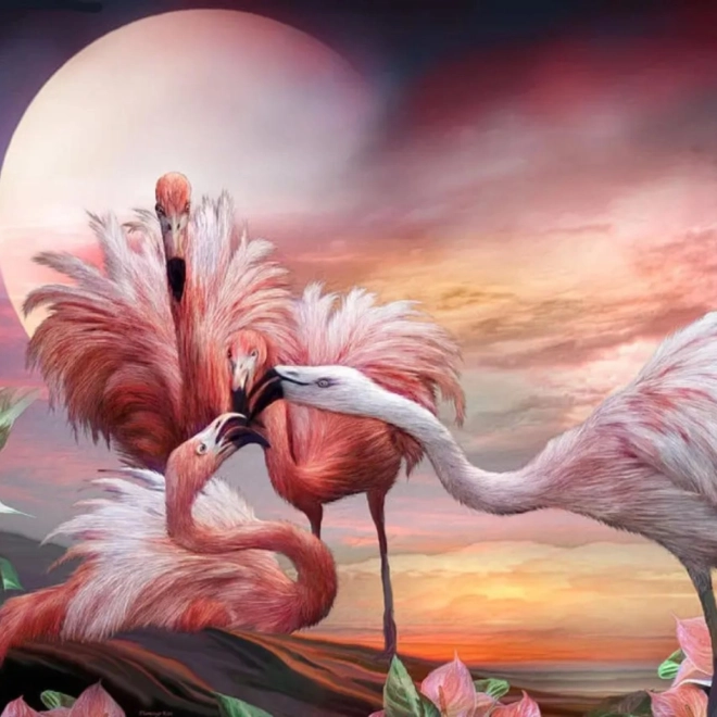 Norimpex dijamantno slikanje Ružičasti flamingosi 30x40 cm