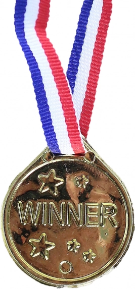 Set zlatnih medalja na trobojnici, 6 kom