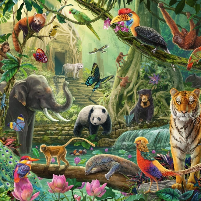 Puzzle šarena džungla 100 dijelova