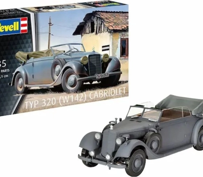 Plastični model Mercedes-Benz Tip 320 W142 Cabriolet 1/35