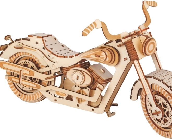 Drveni 3D Puzzle Motocikl