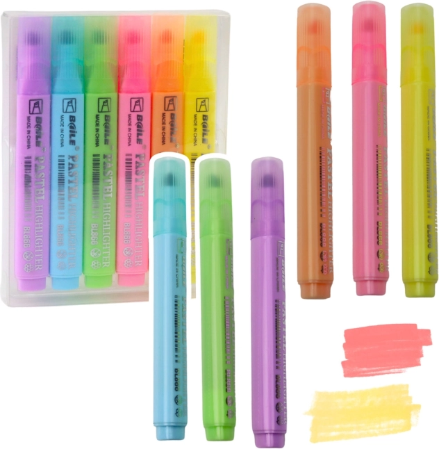 Set pastelnih markera 6 kom