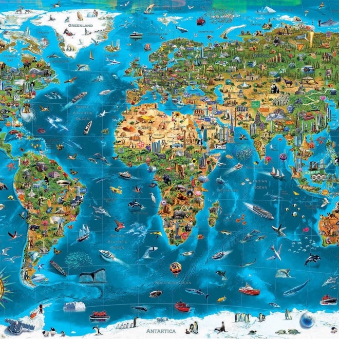 EDUCA Puzzle Čuda svijeta 12000 komada