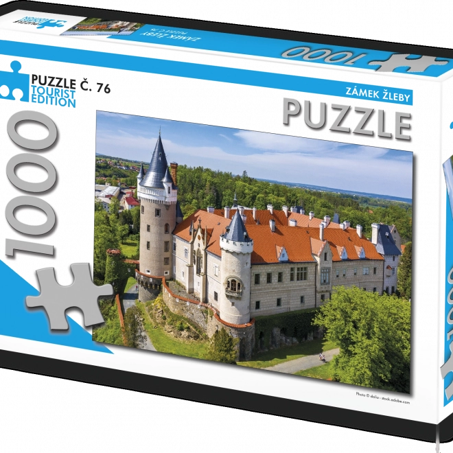 Puzzle Dvorac Žleby 1000 komada Turistička Edicija