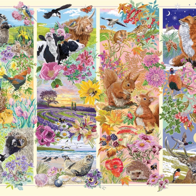 puzzle godišnja doba 1000 dijelova GIBSONS