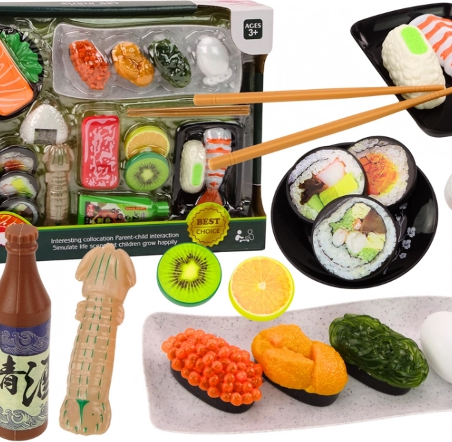 set za sushi za djecu, igračka set 22 kom
