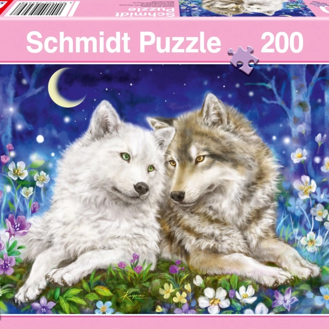 Puzzle Čupavi vukovi 200 komadića