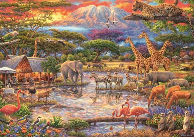Puzzle Raj pod Kilimandžarom 500 dijelova od SCHMIDT