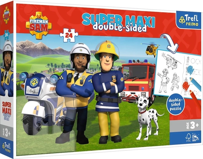 Puzzle 24 elemenata SUPER MAXI Tim vatrogasca Sama