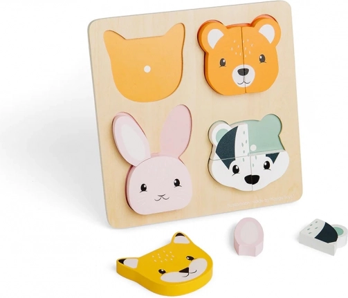 Drvene slagalice s ubacivanjem i brojanjem Bigjigs Toys