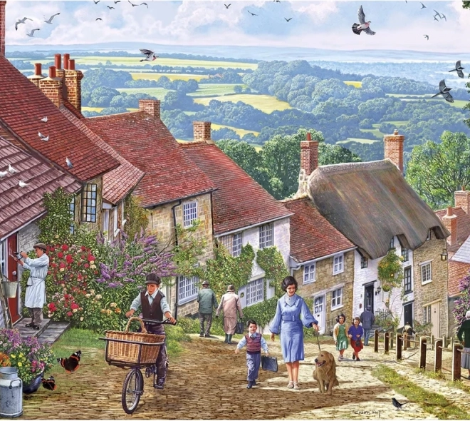 Puzzle Gold Hill, Engleska 1000 dijelova GIBSONS