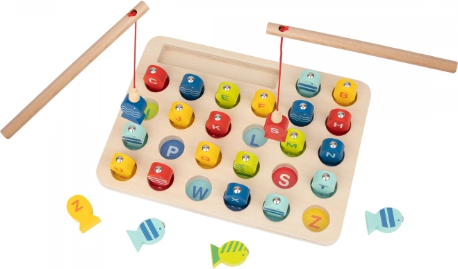 Drvena ribolovna igra Učenje slova Tooky Toy