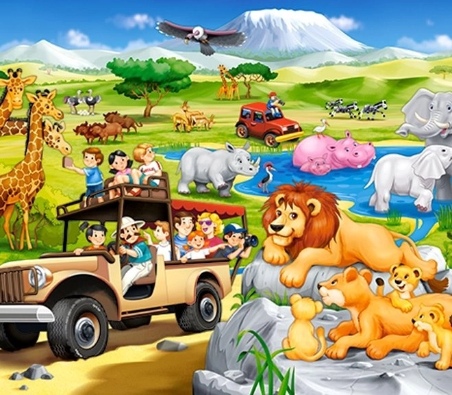 Castorland puzzle Avantura na safariju MAXI 40 dijelova