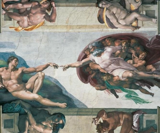 Puzzle Ravensburger Michelangelo: Stvaranje Adama