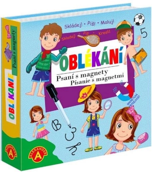 Pisanje s magnetima - oblačenje