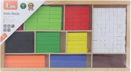 VIGA drveni Cuisenaire štapići za računanje, 308 kom