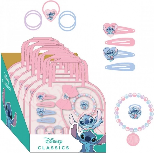 Poklon set dodataka za kosu STITCH, 12 kom