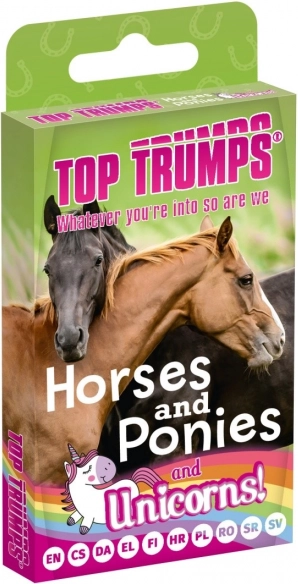 Kartaška igra TOP TRUMPS – konji, poniji i jednorogi