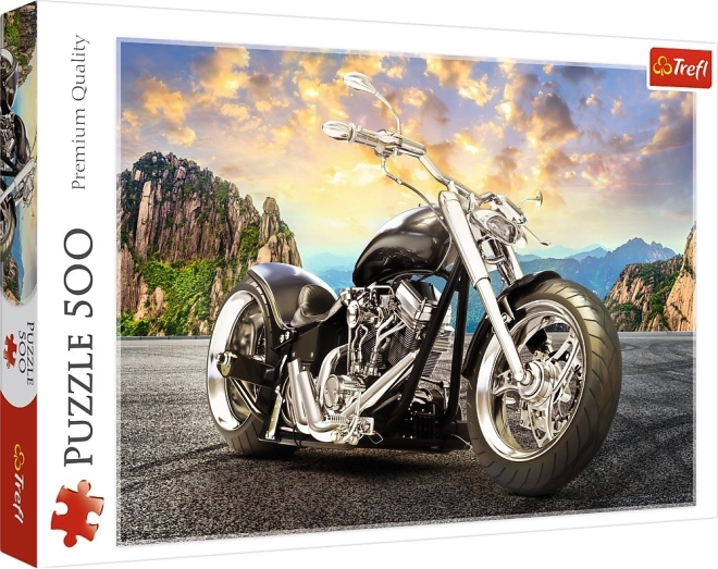 Slagalica 500 dijelova – crni motocikl
