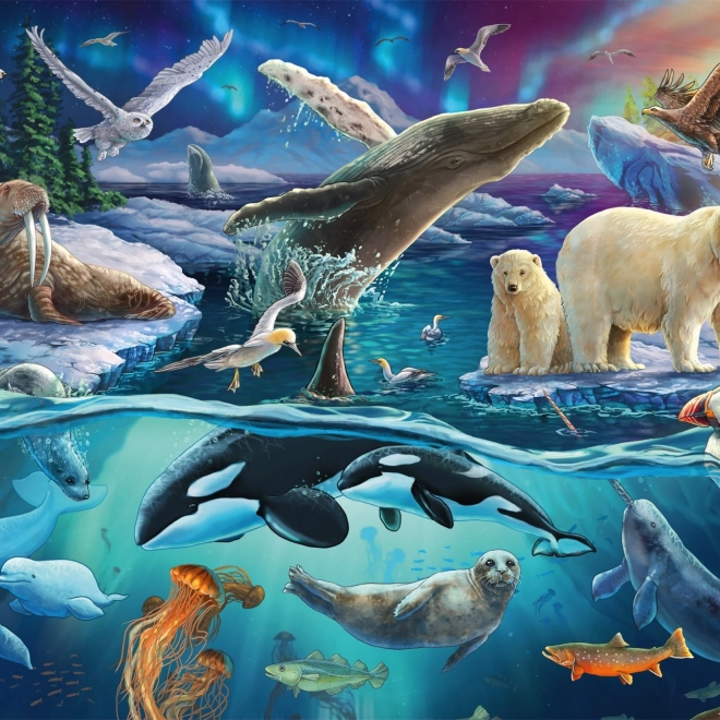 Puzzle Arktičke životinje 150 dijelova