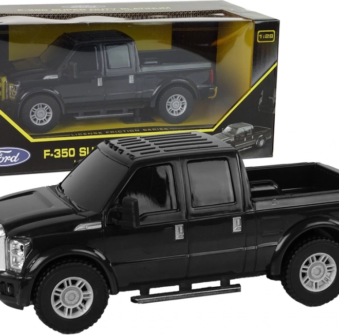 Crni Pickup Ford F-350 s Frikcijskim Pogonom 1:28
