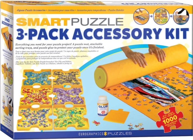 EUROGRAPHICS Set dodatne opreme za slaganje puzzli 3 u 1