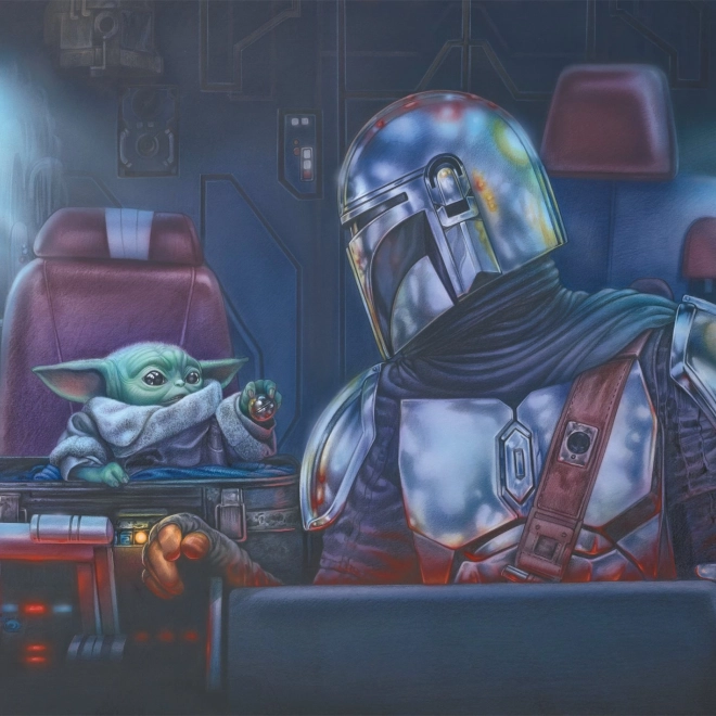 Puzzle Mandalorian: Dva na putu 1000 komada