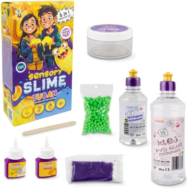 Tuban Kreativni Set Sluz za Osjetilne Igre 6u1