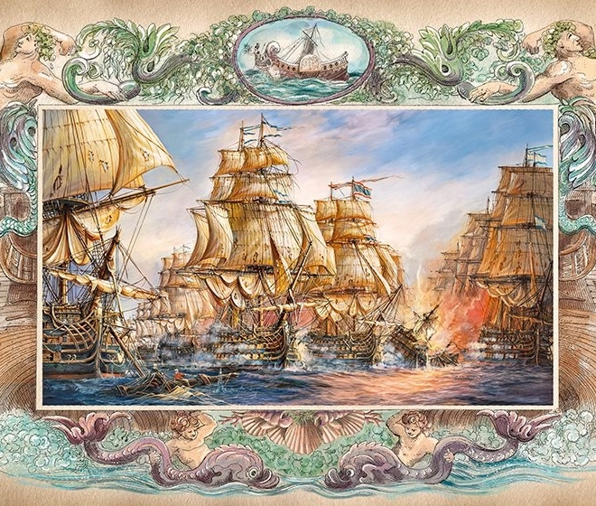 Puzzle Pomorska Bitka 2000 Dijelova CHERRY PAZZI