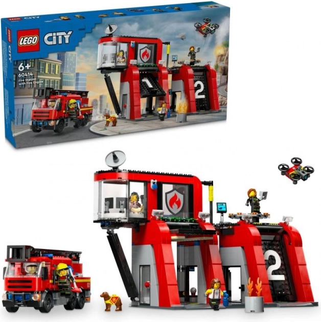 LEGO CITY vatrogasna postaja s vatrogasnim kamionom