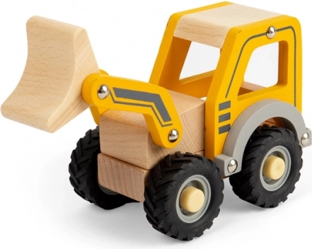 Drveni bager za djecu Bigjigs Toys