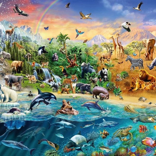 Puzzle Kraljevstvo životinja 1000 dijelova
