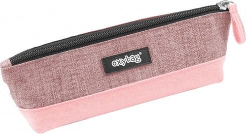 Etui za pribor za pisanje pastelno ružičasta OXYBAG