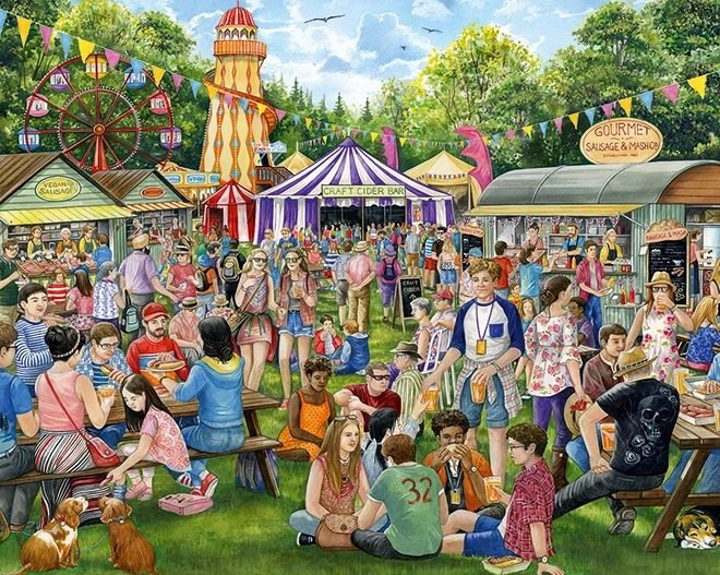Puzzle festival kobasica i cidera 1000 dijelova FALCON