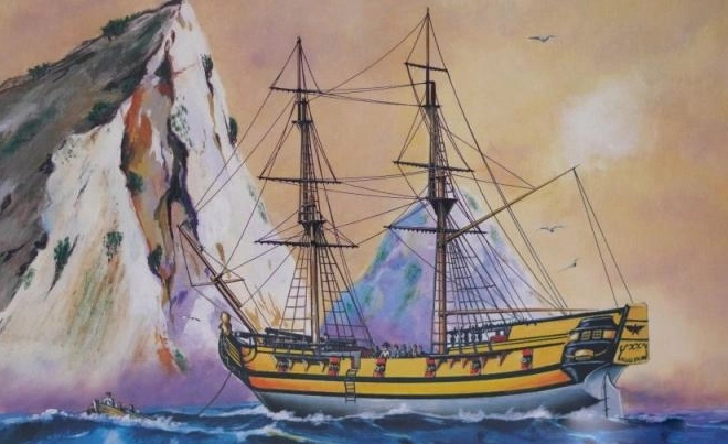 Model gusarskog broda Black Falcon 1:120