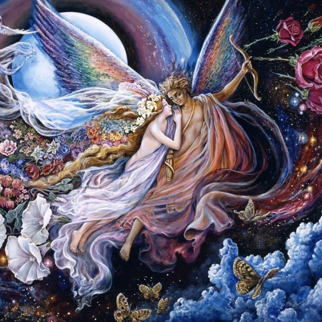 Grafika puzzle Psiha i Eros 1500 komada