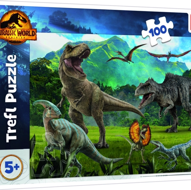 Trefl puzzle 100 dijelova Jurassic World – dinosaurovska avantura