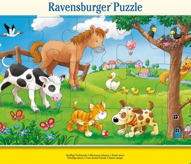Puzzle od 15 dijelova – ljubitelji slatkih životinja RAVENSBURGER