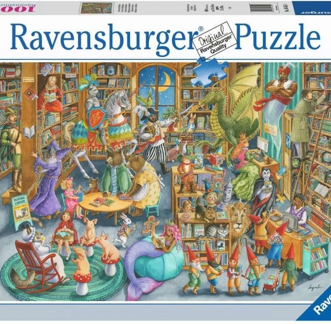 Puzzle 2D 1000 Ravensburger Sjever u knjižnici