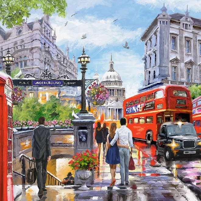 Puzzle 2000 dijelova - Proljeće u Londonu
